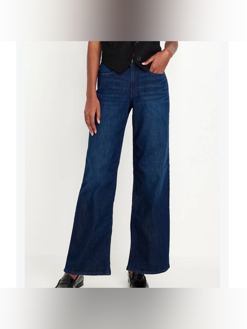 Old Navy High Waisted Wide-Leg Jeans Size 14